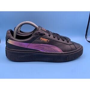 PUMA BASKET Casual Shoes Athletic Sneakers 364529 01 Kid's 6.5 / Women's Size 8